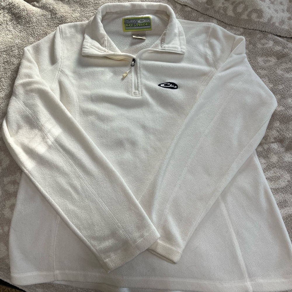Drake White Pullover Jacket